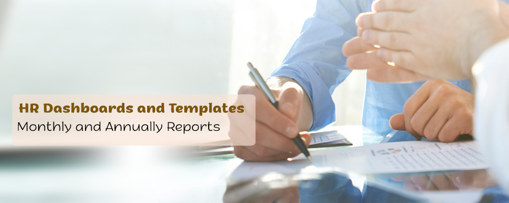 HR Dashboards and Templates – Monthly and Annually Reports